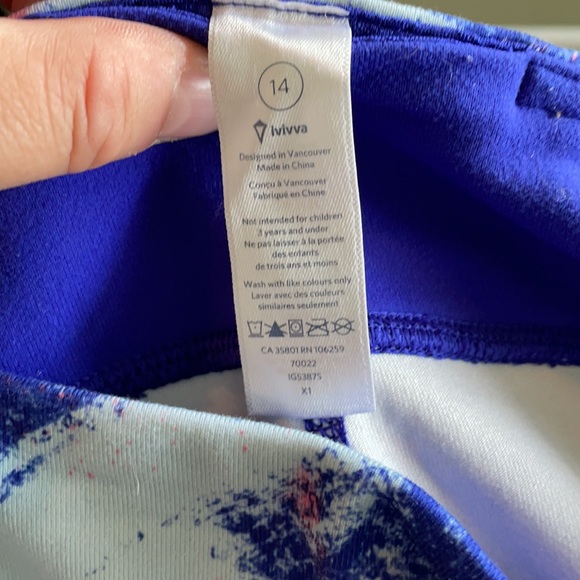 Ivivva leggings size 14 - Picture 4 of 4